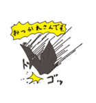 ブラックおりちゃん（個別スタンプ：40）
