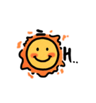 I am the sun！ (English ver.)（個別スタンプ：2）