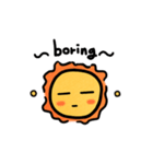 I am the sun！ (English ver.)（個別スタンプ：10）