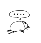 らくがきハチワレ猫（個別スタンプ：10）