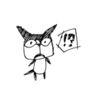 らくがきハチワレ猫（個別スタンプ：31）