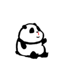 鼻血パンダ（個別スタンプ：7）