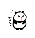 鼻血パンダ（個別スタンプ：35）