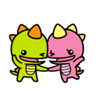 きっき と もんも（個別スタンプ：1）