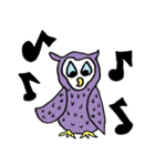 フクロウ1 Owls 1（個別スタンプ：3）