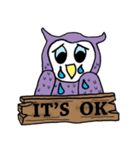 フクロウ1 Owls 1（個別スタンプ：11）