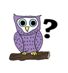 フクロウ1 Owls 1（個別スタンプ：20）