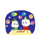 Tuna and Pamuek in winter（個別スタンプ：7）