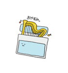 冬のゆるかわ楽器たち（個別スタンプ：13）