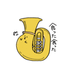 冬のゆるかわ楽器たち（個別スタンプ：33）