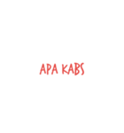 Red Text（個別スタンプ：3）
