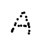 A B C D E（個別スタンプ：1）