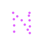 A B C D E（個別スタンプ：14）