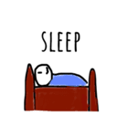 画力が絶妙にない日常スタンプ。（個別スタンプ：5）
