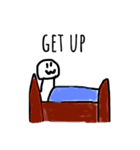 画力が絶妙にない日常スタンプ。（個別スタンプ：6）