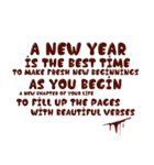 make a wish christmas ＆ newyear（個別スタンプ：10）