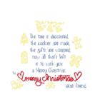 make a wish christmas ＆ newyear（個別スタンプ：14）