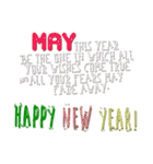 make a wish christmas ＆ newyear（個別スタンプ：32）