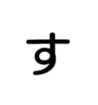 単純な文字1（個別スタンプ：13）