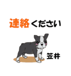 笠井さんが使う名前スタンプ・子犬イラスト（個別スタンプ：12）