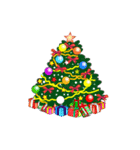 Merry Christmas and Seasons Greetings（個別スタンプ：1）