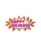 Merry Christmas and Seasons Greetings（個別スタンプ：2）