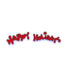 Merry Christmas and Seasons Greetings（個別スタンプ：27）
