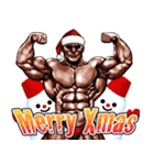 筋肉マッチョマッスル・クリスマス爆弾 4（個別スタンプ：1）