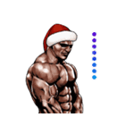 筋肉マッチョマッスル・クリスマス爆弾 4（個別スタンプ：16）