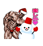 筋肉マッチョマッスル・クリスマス爆弾 4（個別スタンプ：25）