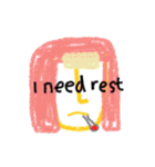 expressionlessly expressive（個別スタンプ：14）
