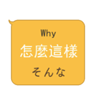 簡単な中国語、英語、日本語対話 - 2（個別スタンプ：31）