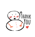 All about snowman（個別スタンプ：7）