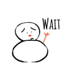All about snowman（個別スタンプ：9）