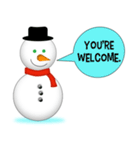 Love me, Snowman（個別スタンプ：1）