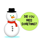 Love me, Snowman（個別スタンプ：2）