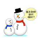Love me, Snowman（個別スタンプ：6）