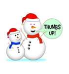 Love me, Snowman（個別スタンプ：7）