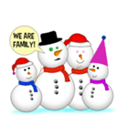 Love me, Snowman（個別スタンプ：8）