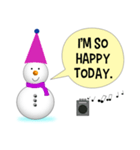 Love me, Snowman（個別スタンプ：9）