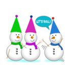 Love me, Snowman（個別スタンプ：10）