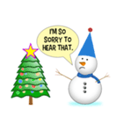 Love me, Snowman（個別スタンプ：13）