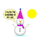 Love me, Snowman（個別スタンプ：14）