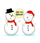 Love me, Snowman（個別スタンプ：15）