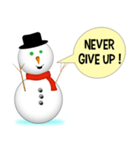 Love me, Snowman（個別スタンプ：18）