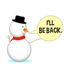 Love me, Snowman（個別スタンプ：19）