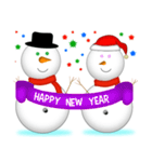 Love me, Snowman（個別スタンプ：21）