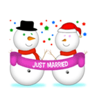Love me, Snowman（個別スタンプ：24）