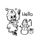 Mr. Skull chef kheemao on christmas（個別スタンプ：1）