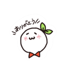 ぽふぽふスタンプ(日常編)（個別スタンプ：1）